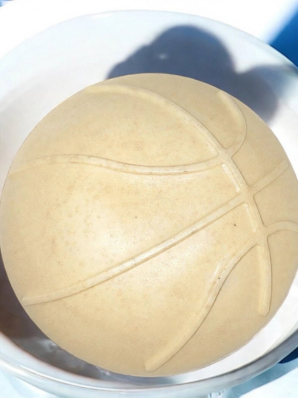 Citrus & lemon cream soap Basketball Ball LARGE 4x4in 8oz handmade shea butter b